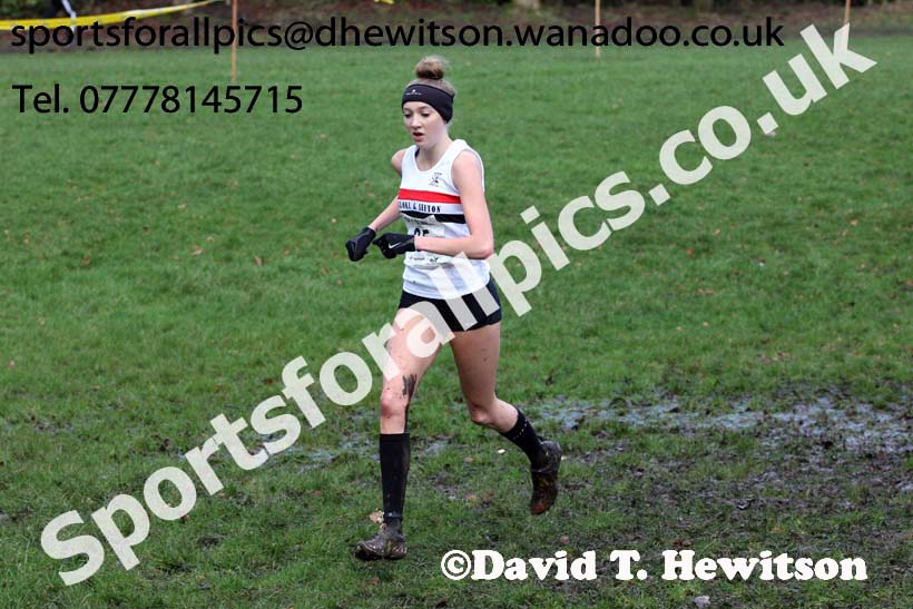 Womens under-20 Northern Cross Country Champs., Witton Park, Blackburn. Photo: David T. Hewitson/Sports for All Pics